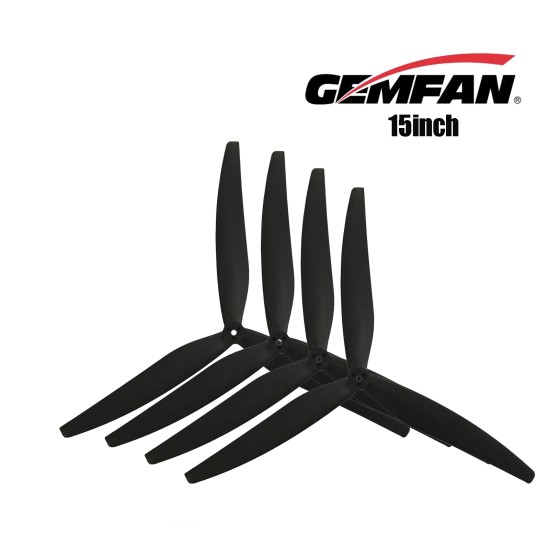 Gemfan 5 15 Inch Reinforced Glass Fiber Nylon Propellers 3 Blades Mini Model Macroquad Drones CCW/CW Drones Accessories